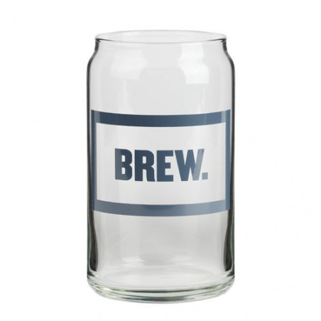 Custom Printed 16 Ounce Beer Can Shaped Glass