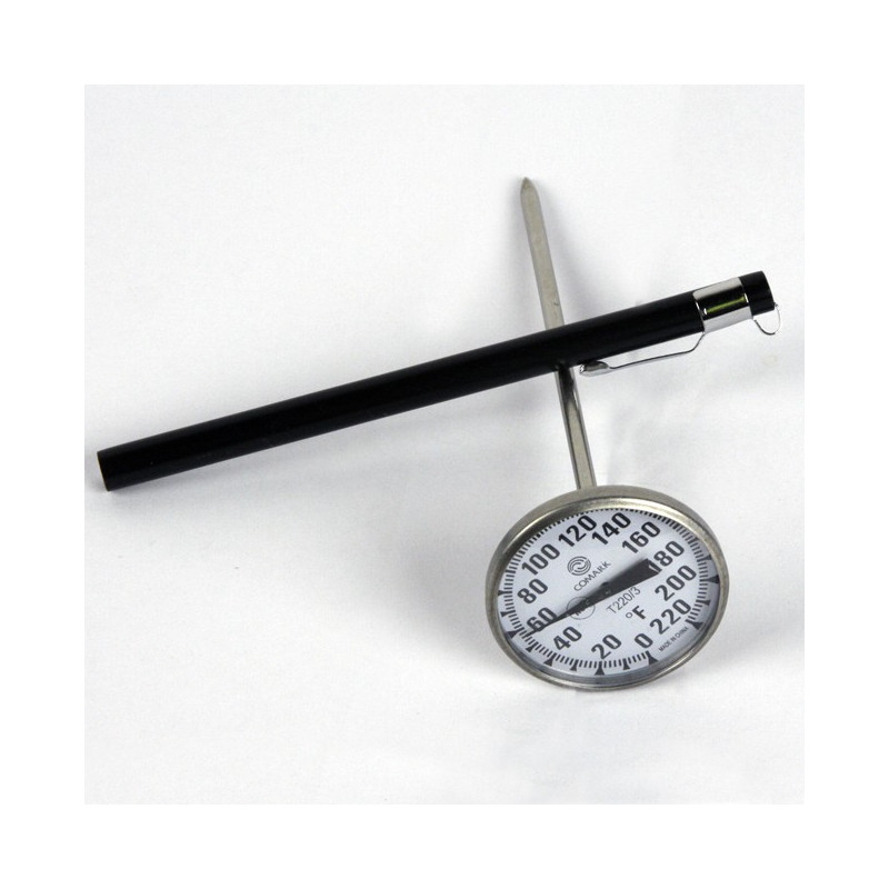 Dial Thermometer 1-3/4 in (0°-220°F)