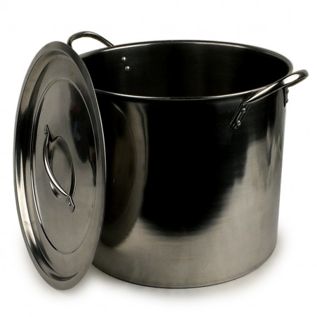 Premium Stainless Steel Stock Pot, 20 qt. with Lid