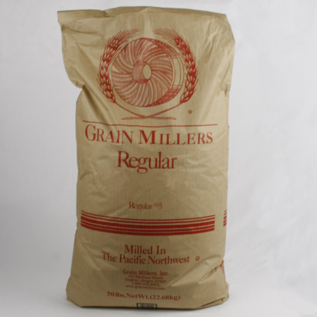 Grain Millers Organic Unmalted White Wheat Berries - 50 Lb / 22.679 Kg Bag