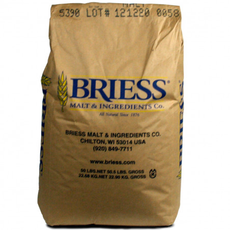 Briess Malting Organic Caramel Malt 20 L - 50 Lb / 22.679 Kg Bag