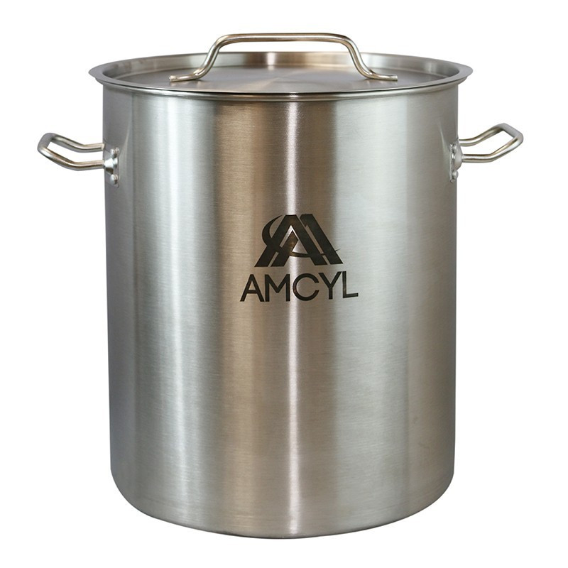 CONCORD Stainless Steel Home Brew Kettle Stock Pot (Weldless Fittings) (20  QT/ 5 Gal)