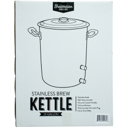 25 Gallon Brewmaster Stainless Steel Brew Kettle