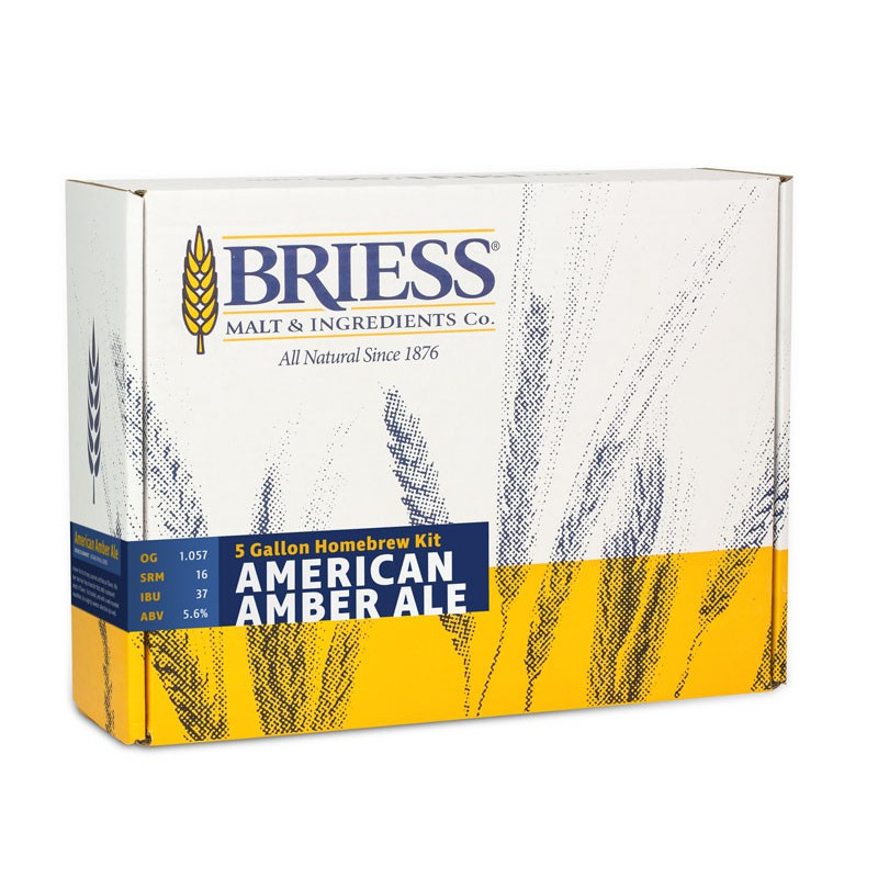 BRIESS Better Brewing American Amber Ale 5 Gallon Homebrew Recipe & Ingredients Kit