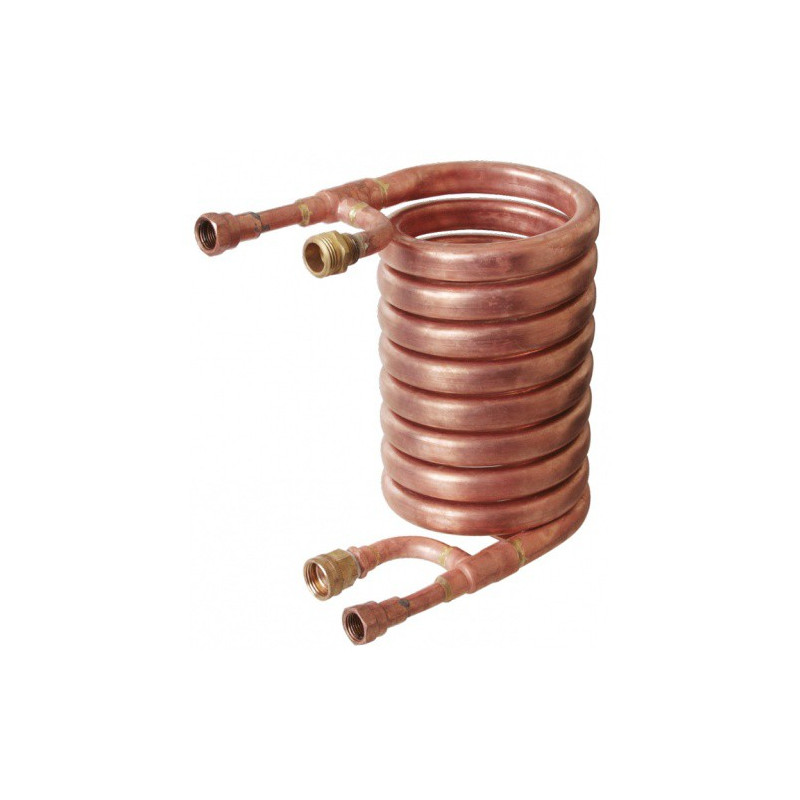Wort Chiller - Counterflow Chiller (With 1/2 in. FPT Fittings)