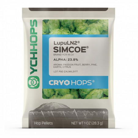 Simcoe Brand YCR 14 Cryo Hops LupuLN2 Powder (Pellet)