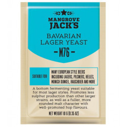 Mangrove Jack's M76 Bavarian Lager Craft Series Beer Yeast 10 G for 6 Gal