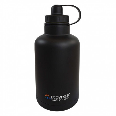 BOSS Triple Insulated SS Growler Bottle with Infuser - 64 oz