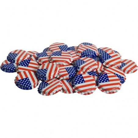 American Flag Oxygen Absorbing Bottle Caps