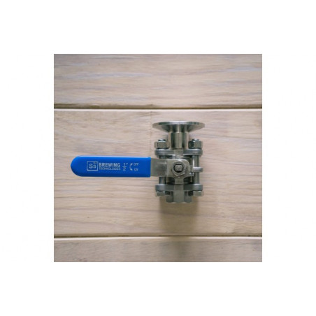 Stainless Ball Valve - 1.5 in TC x 1/2 in. NPT