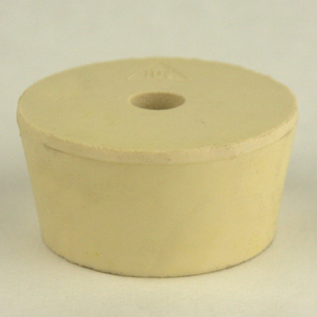 No. 10-1/2 Solid Rubber Stopper with Airlock Hole