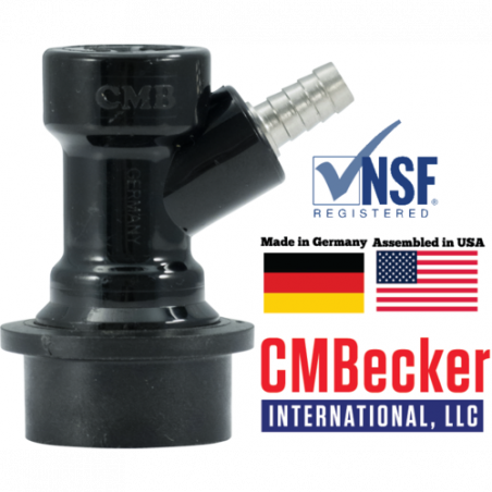CM Becker Ball Lock Disconnect Beverage Out - 1/4″ Barb