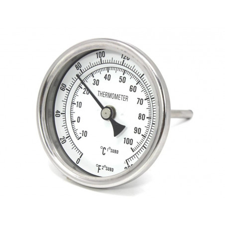 3" Glass Dial Thermometer