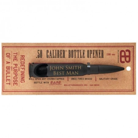 Matte Black .50 Caliber Bottle Openers