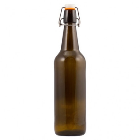 Beer Bottles Flip Top - 500 mL Amber (Case of 12)