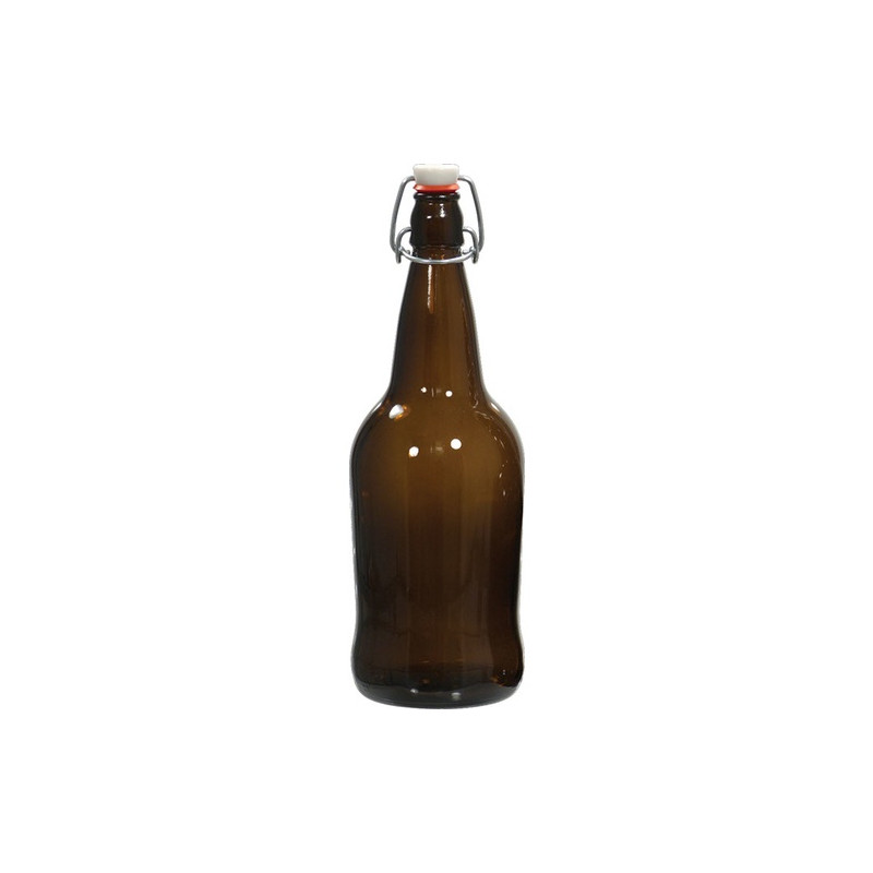 EZ Cap Swing Top Beer Bottles - 16 oz. Clear, Case of 12